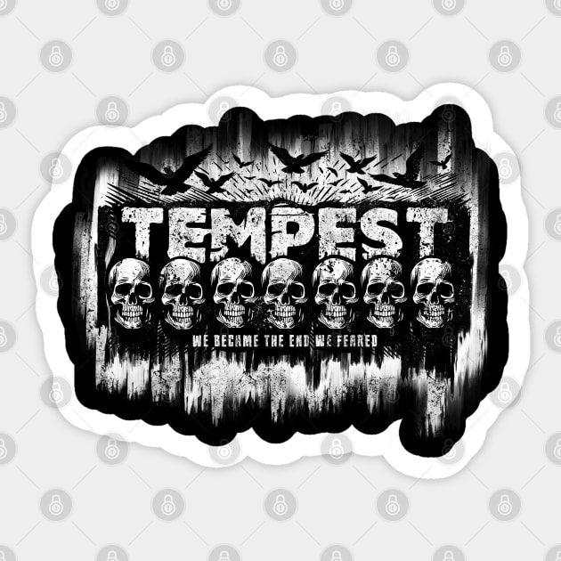 TEMPEST Sticker by artslaves